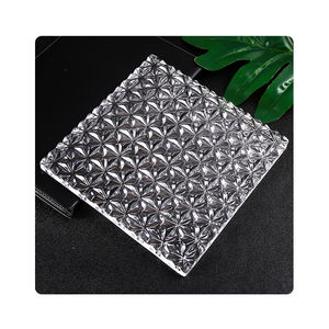 Brique de verre mince décorative de trou de forage personnalisée pour mur de séparation d'écran <span class=keywords><strong>sortie</strong></span> d'usine brique de verre thermofusible solide en cristal - Product Image 1