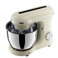 Robot pâtissier multifonction 10 vitesses en acier inoxydable avec bol de 4 L et fonction minuterie, design à tête inclinable et relevable pour la pâtisserie