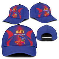 Nouvelle Casquette Classique Haiti Pride 2026 – Marron Foncé – Héritage Haïtien – Design Carte d'Haïti – Casquette de Baseball Sportive