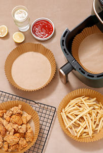 เครื่องทอดกระดาษแบบใช้แล้วทิ้งเครื่องทอดแบบสุญญากาศทรงสี่เหลี่ยมไม่ติดกระทะกระดาษรองอบสำหรับทำอาหารตะกร้านึ่ง - Product Image 6