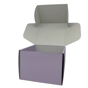 กล่องกระดาษลูกฟูกสีชมพูพิมพ์โลโก้ตามสั่ง กล่องไปรษณีย์สำหรับใส่เค้ก - Product Image 6