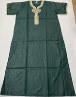 Thobe marocain brodé à rayures de l'usine CCY pour le Ramadan, Caftan traditionnel musulman, Vêtement africain en tissu brillant, Thobe Jubah