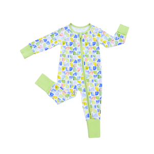 Conjunto de Ropa para Bebé de Algodón Personalizado al por Mayor, Body para Recién Nacido, Mameluco de Manga Larga Tejido, Ropa para Bebé, Exportación OEM - Product Image 1