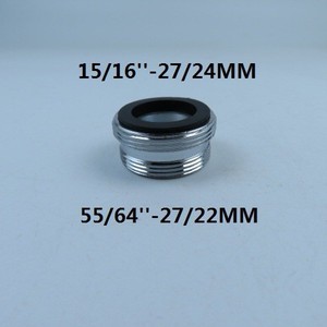 Copper Faucet To Garden Hose Adapter With Aerator Threaded Connection For Bulk Hose Use - Product Image 3
