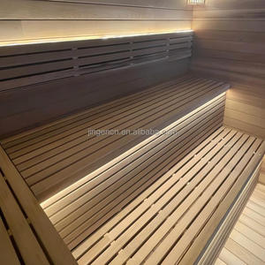 <span class=keywords><strong>Sauna</strong></span> Exterior Más Vendida en Europa y América, Baño de Vapor Seco de Madera de Cedro Canadiense - Product Image 5