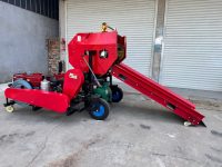 Enrouleur de balles compact à moteur diesel pour ensilage agricole, automatique, haute efficacité, usage intensif, professionnel
