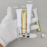 Tube souple en PE de 10 ml et 20 ml pour brillant à lèvres avec bouchon à vis, idéal pour rouges à lèvres et crèmes pour les yeux, personnalisable avec votre logo – Vente en gros