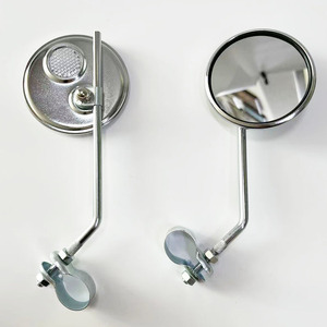 Gương chiếu hậu xe máy Gương chiếu hậu xe đạp điện Gương chiếu hậu xe máy Gương chiếu hậu tròn 7,50mm có gương phản xạ - Product Image 1