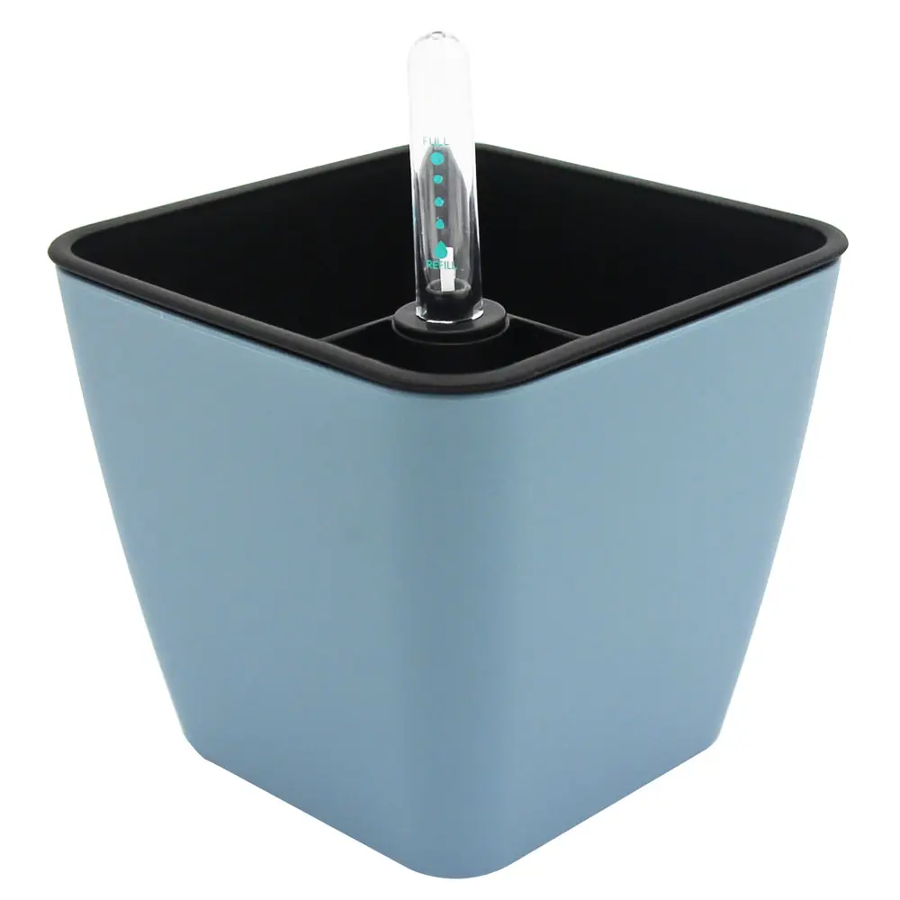 2022 Hot Sell Plastic Plant Pots Outdoor Indoor Self Watering Planter With Water Level Indicator