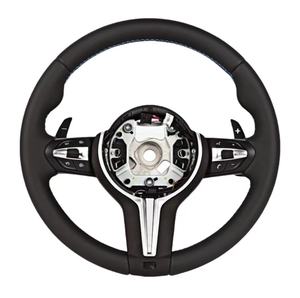 Volant de course personnalisé haute performance en cuir blanc pour affichage LED en fibre de carbone, 4 branches, pour F-Series M <span class=keywords><strong>Sport</strong></span> F30 - Product Image 4