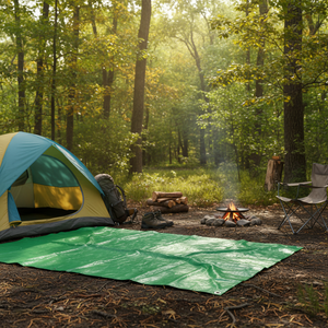 BOX 2 Telo in polietilene 4 x 4 m, verde, 110 g/m2, PRETUL - Product Image 3