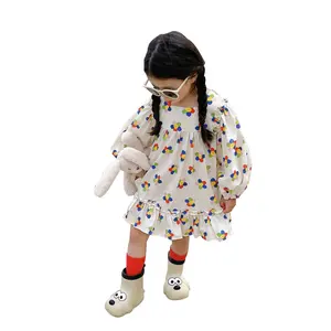 Ragazze casuali della gonna del cotone del capretto di tipo allentato all'ingrosso di alta qualità per l'abbigliamento quotidiano dei bambini
