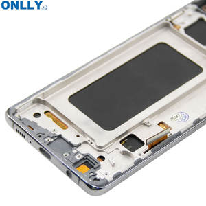 ขายดีที่สุดสำหรับ Samsung Galaxy S10 PLUS S21 <span class=keywords><strong>S20</strong></span> G975หน้าจอ LCD และชุดประกอบ Digitizer + ส่วนกรอบสีดำ - Product Image 5