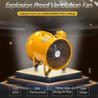 Ventilateur d'évacuation électrique de sécurité certifié ATEX pour station-service citerne