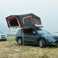 Tente de toit rigide RTT, tente de véhicule portable avec échelle pour camping tout-terrain 4x4, expéditions en pleine nature