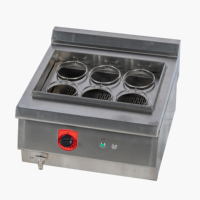 Cuisinière à nouilles électrique de table compacte en acier inoxydable RKMF-T600 – Offre Spéciale