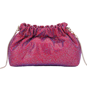 Wholesale Women Classic Fashion Evening <b>Clutch</b> <b>Bag</b> Faux Diamond Rhinestones Sparkling Chain Trendy Elegant Party - Product Image 1