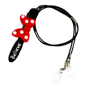 Clip de Seguridad para Audífonos BTE para Niñas, Otoclip con Cuerda Amarilla de 35 cm de Longitud, Hecho de Nailon/PVC/Silicona para Evitar Pérdidas por Caídas - Product Image 1