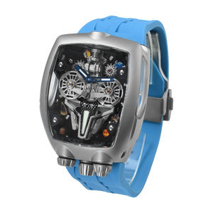 Montre automatique pour homme, quartz, 42 mm, mécanique, lumineuse, étanche 30 m, mouvement squelette automatique VVS, montre Jacbb - Product Image 5