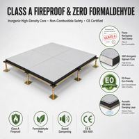 Dalles de sol surélevé pour salle blanche, en sulfate de calcium avec revêtement PVC, 600x600x32mm, antistatiques, OEM ODM, Hôpital SENMAI