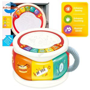Puzzle éducatif précoce activité tambour <span class=keywords><strong>battant</strong></span> en plastique Puzzle jouet, Instrument orgue battre dessin animé enfants musique bébé jouets - Product Image 1