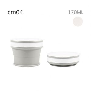 Tasse pliable portable en silicone pour camping en extérieur, bouteille télescopique de voyage pour café expresso et bain de bouche, à boire directement - Product Image 2