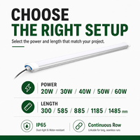 Éclairage LED linéaire tri-proof connectable IP65 pour entrepôt et atelier