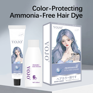 VOJO Crema Colorante Permanente per Capelli 100ml*2 Senza Ammoniaca a Base Vegetale 17 Tonalità di Tendenza Lunga Durata Disponibile - Product Image 1