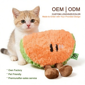 Giocattolo per Gatti con Suono Croccante, Nuovo Design, Morbido e Divertente, a Forma di Frutta, con Erba Gatta all'Interno, Vendita all'Ingrosso dalla Fabbrica - Product Image 1