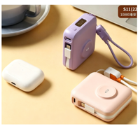 Banque d'alimentation portable mini avec affichage numérique 10000 mAh, charge rapide