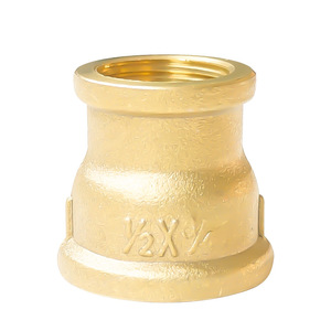 Réducteurs tout cuivre 2/3/4/5 points, 6/5 points, 1/4 pouce, raccords à filetage interne direct DN20 DN25 pour tuyaux en cuivre, double filetage interne - Product Image 1