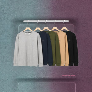 Vente en gros de sweats à capuche pour hommes en molleton ultra doux respirant à séchage rapide 100% coton uni à manches longues pour l'hiver - Product Image 2