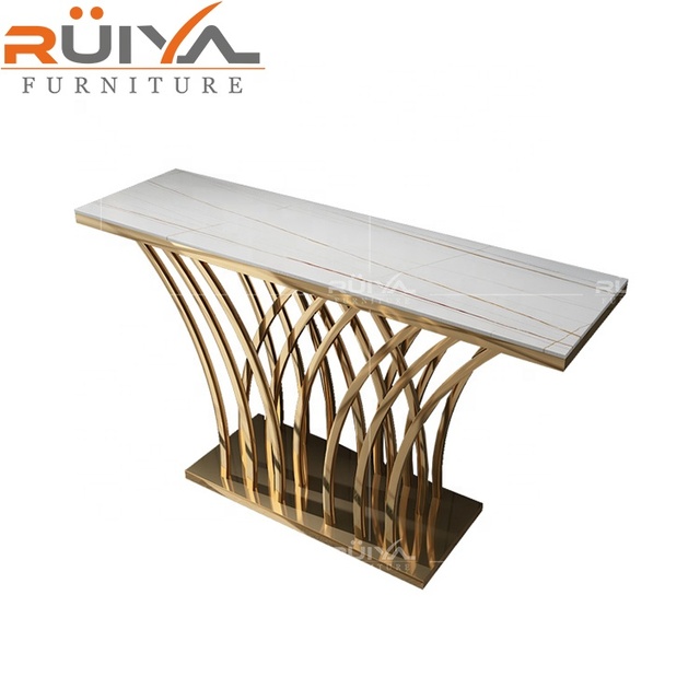 Factory Direct Sale High Quality Hallway Console Table Stainless Steel
