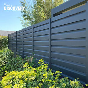 Pannelli per Recinzione da Giardino in Alluminio Nero Resistente per la Sicurezza e la <span class=keywords><strong>Privacy</strong></span> - Product Image 6