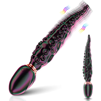 360 °   Vibromasseur Tentacule de Pieuvre Rotatif Multi-Vitesses Double Tête Monstre Dildo Jouet Sexuel Adulte