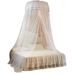 Sıcak satış lüks ürün kubbe şifreleme yükseltme yatak perde high-end üst dantel prenses yatak curtainMosquito Net çadır
