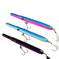 Leurre de pêche en bois Raylor Wholesale 6.5 7.5 pouces 42g 49g avec œil 3D et hameçon, leurre dur pour la pêche rapide depuis le bateau ou le rivage
