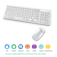 Clavier et souris sans fil Bluetooth rechargeables de haute qualité, taille standard