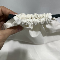 Pochette à cordon personnalisée en coton blanc de haute qualité, réutilisable et résistante, pour emballage cadeau écologique, rangement de parfums et produits de soin personnel