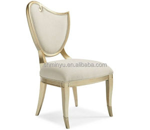 Silla de comedor lateral izquierda o derecha de madera maciza tapizada <span class=keywords><strong>Fontainebleau</strong></span> contemporánea americana de alta calidad - Product Image 6