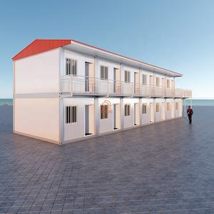 Maison conteneur sur mesure à 2 étages préfabriquée en usine Chambre simple avec boîte standard en acier Logements locatifs préfabriqués - Product Image 5