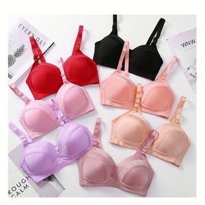 Soutien-gorge grande taille sans armatures push-up, bonnets profonds, réglable, pour femmes d'âge mûr et âgées - Product Image 2