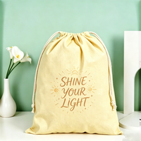Sac de transport polyvalent en toile écologique personnalisable avec cordon de serrage, motif dessin animé simple, idéal pour les cadeaux promotionnels de marque et les cadeaux de vacances