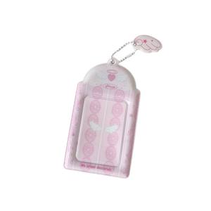 Ailes d'ange Porte-cartes en PVC Présentoir <span class=keywords><strong>photo</strong></span> de trois pouces Kpop Star Chasing Card Storage Small Pendant Keychain Pendant - Product Image 1