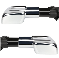 Miroir de remorquage électrique chromé extensible de haute qualité, neuf, pour Amarok 2009-2023, pliable, noir ABS+verre XMAXVISION, garantie 1 an