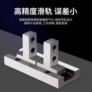 Mhz2 <b>Parallel</b> Pneumatic Gripper 16D2 <b>Clamping</b> Cylinder For Robot Automation 0.1-0.9Mpa G Thread - Product Image 3