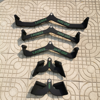 Poignée de traction dorsale en caoutchouc antidérapante pour triceps, accessoires de barre de traction latérale, équipement de gym, lot de 5 ou 8 pièces