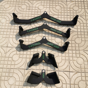 Trở lại TRICEPS lớp phủ cao su Mag xử lý Grip không trượt Lat kéo xuống thanh phụ kiện tập thể dục thiết bị tập tin đính kèm <span class=keywords><strong>5</strong></span> cái 8 cái Bộ - Product Image 2