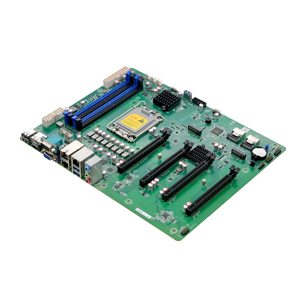 ATX Industrial Grade W680 Motherboard HD + VGA suporte I3 I5 I7 Processador 4 * DDR4 E 4K Display LGA1700 Mainboard