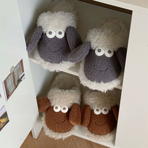 XIXIXITIAO Mianyang Carte Mode Pantoufles Souple Pvc Chaussures 100% Laine Feutrée Unny Enfants Parent Adulte pour Dames et Enfants - Product Image 5